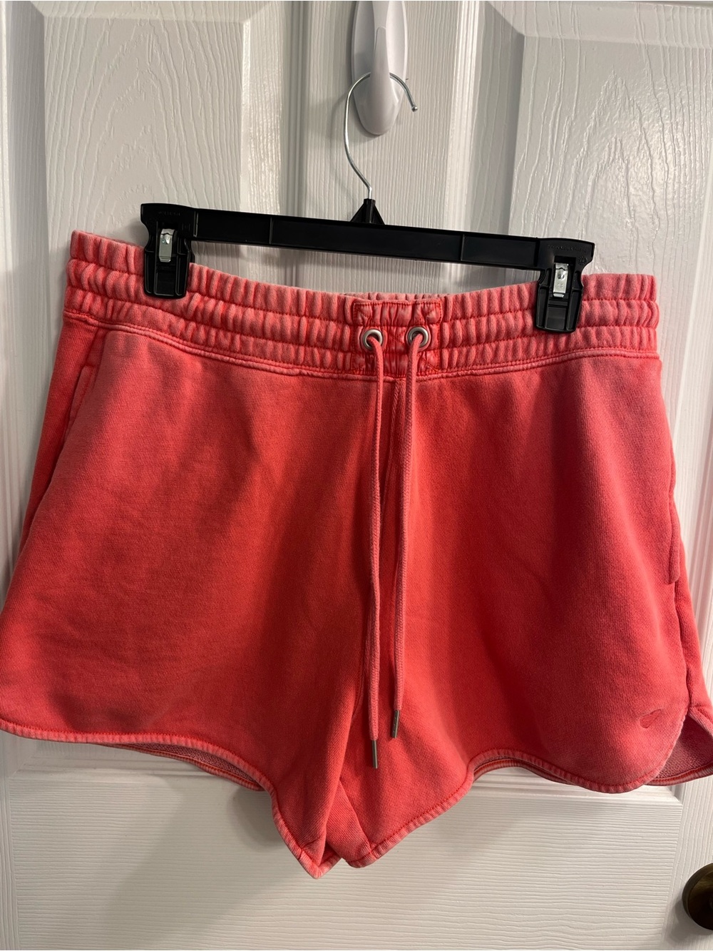 Women's Tomato Red Drawstring Lounge Shorts